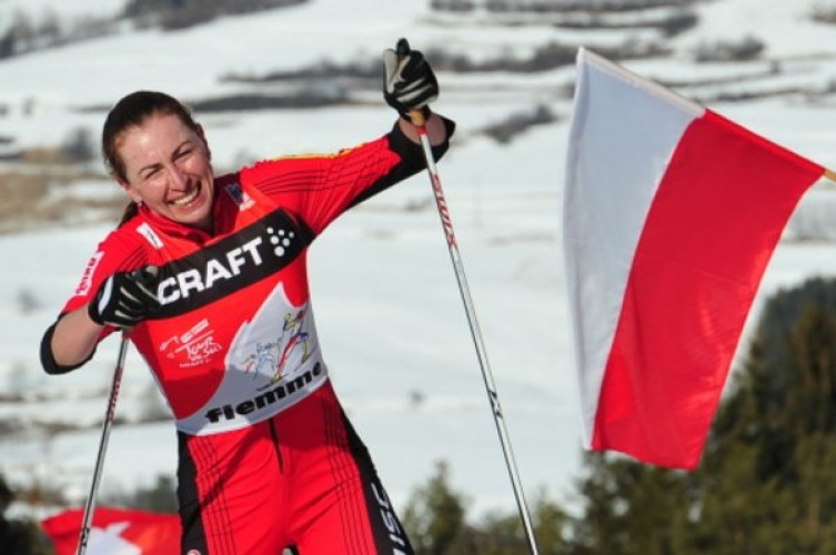 Justyna Kowalczyk na alpe cermis