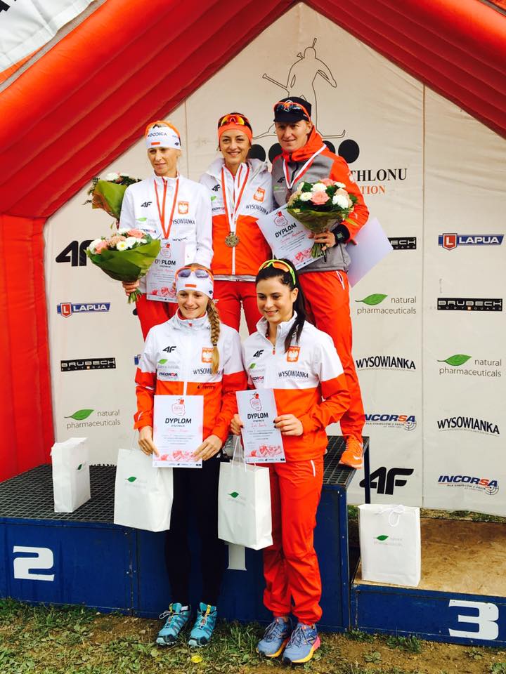 Podium MP po biegu pościgowym