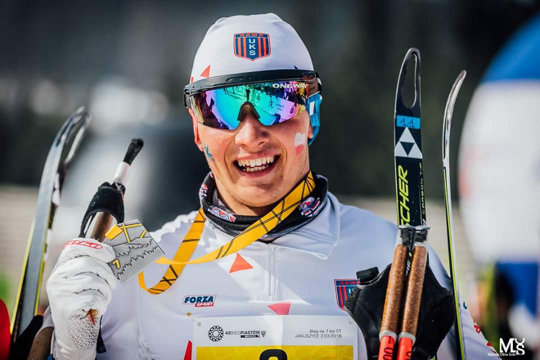 Arek Posiadała 7km Bieg Piastów twarz
